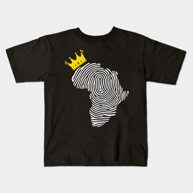 Africa DNA, Africa Fingerprint, African King, African Queen, Black  Lives Matter Kids T-Shirt by UrbanLifeApparel